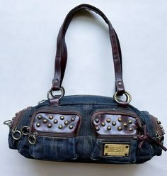 @ thriftinchic_ vintage diesel bag Car Bag, Stylish Handbags, 2000s Fashion Outfits, Aesthetic Y2k, Girly Accessories