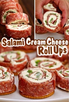 a collage of pictures showing different types of rolls