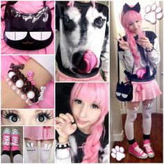 Alexa Poletti Alexa Poletti, Cute Pastel Outfits, Yumi Kawaii, Creepy Cute Fashion, Express Fashion, Pastel Grunge, Pink Aura