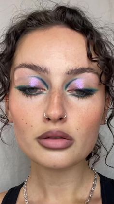 Funky Makeup Looks, Whimsigoth Makeup, Dramatic Eyes, Make Up Inspo, Inspired Makeup