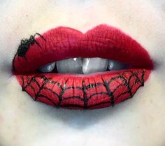 Halloween Lips, Halloweenský Makeup, Halloween Make-up Looks, Holloween Makeup, Cute Halloween Makeup, Halloween Beauty, Cool Halloween Makeup, Halloween Eye Makeup, Halloween Makeup Inspiration