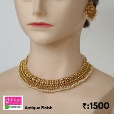 Bridal Jewelery, New Gold Jewellery Designs, Choker Designs, Gold Chain Design, Jewellery Brand, Gold Jewelry Simple, Necklace Sets