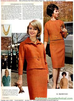 Early 60s Fashion, Fashion Through The Decades, 1960’s Fashion, 60s Women, 1960s Dresses, 1960s Outfits, 60s And 70s Fashion, Robes Vintage, Fashion 1960s