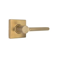 an image of a brass door handle on a white background