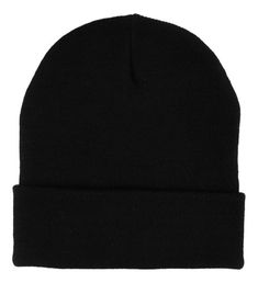 Touca De Frio Inverno Gorro Preto Toca Unissex Hats