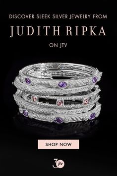 Shop silver jewelry pieces from Judith Ripka now on JTV Judith Ripka, Elevate Your Look, Special Moments, All About Eyes, Bold Fashion