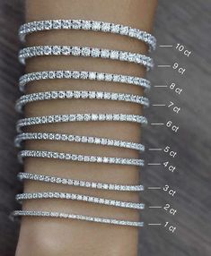 #ad Top Seller for Natural Diamond Tennis Bracelet in 10K/14K Yellow/White/Rose Gold 6 7 8 , Jewelry Watches Diamond Bracelet Design, Diamond Huggies, Bracelet Tennis, Diamond Tennis Bracelet, Initial Jewelry, Tennis Bracelet Diamond, Anklet Bracelet, Diamond Bracelets, Tennis Bracelet