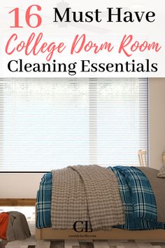 Freshman college dorm room cleaning essentials. These college dorm room tips are perfect for keeping your dorm room clean. #college #dorm Clean College Dorm, Clean Dorm Room, Dorm Room Tips, Things To Clean, Dorm Room Organization Storage