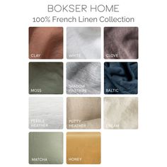 the bokser home french linen collection