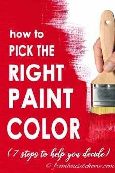 How To Choose The Right Paint Color (7 Steps To Help You Decide) | Painting Ideas For Walls Color Wheel Matching, Guest Bedroom Makeover, Beige Paint, Perfect Paint Color, Paint Color Schemes