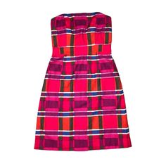 Nwt, Size: 2, Color: Multicolored, Plaid, Strapless, Sheath Silhouette, Side Seam Pockets, Fully Lined, Back Zip Closure -Smoke Free Home, No Trades/No Holds, Measurements Upon Request, I Video Record The Entire Packing Process, Due To Lighting Color May Vary Slightly From Photos Strapless Sheath Dress, Lighting Color, Banana Republic Dress, Pink Plaid, Sheath Dress, Banana Republic, Size 2, Plaid, Womens Dresses