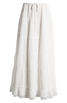 Large Skirt, Aesthetic Church Outfits, Long White Skirt, White Skirt, White Maxi Skirt, White Flowy Skirt, White Eyelet Skirt, Knit Skirt Pattern, White Linen Skirt