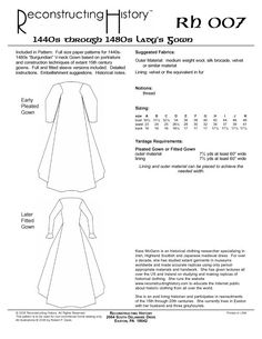 the sewing pattern for this dress is very easy to sew