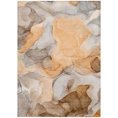 an abstract painting with brown and beige colors