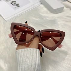 SPECIFICATIONSBrand Name: MOONBIFFYOrigin: Mainland ChinaGender: WOMENDepartment Name: ADULTFrame Material: PlasticStyle: OvalLenses Optical Attribute: UV400Item Type: EYEWEAREyewear Type: SunglassesLenses Material: AcrylicCertification: nonekeyword1: unisex fashion sunglasseskeyword2: y2k fashion hip popkeyword3: gift for men womenkeyword4: fashion cool jewelrykeyword5: sunglasses for menkeyword6: sunglasses for womenkeyword7: Xmas gift ornamentkeyword8: Oversized Sunglasseskeyword9: 90s Vintag Red Cat Eye Sunglasses, Street Shooting, Cat Eye Sunglasses Women, Retro Brand, Retro Cats, Female Male, Vintage Eyewear, Cool Sunglasses, Vintage Glasses