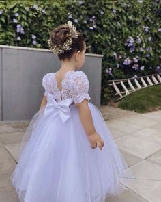 Modern Flower Girl Dress Toddler, Bautizo Ideas Girl Dress, Bautizo Dress, Wedding Hairstyles For Kids, Toddler Wedding Dress, Dresses Lavender, Quince Dresses Pink