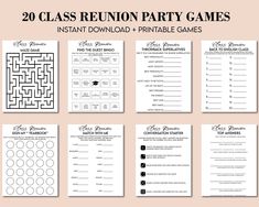 printable party games for kids to play with