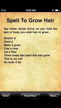 Hair Growth Spell, Growth Spell, Beauty Spells, Easy Spells, Magia Das Ervas