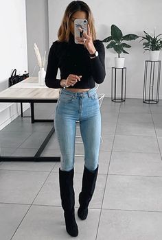 Outfit Pantalon, Denim Style, Tights, Clothes, Trousers