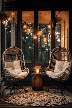 45 Front Porch Ideas That Will Bring You Together Welcoming Front Porch, Large Front Porch Decor, Lights On Front Porch, Front Porch Seating Ideas, Large Front Porch