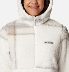 Women's Winter Pass™ Sherpa Hooded Full Zip Fleece Jacket | Columbia Sportswear Sweater Outfits Men, Fleece Jacket Womens, Womens Fleece