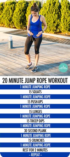 20 Minute Jump Rope Workout that combines cardio and toning Rope Workout, Jump Rope Workout, 20 Minute Workout, Cardio Training, Fitness Transformation, Health Risks, Jump Rope, Hiit Workout, Cardio Workout