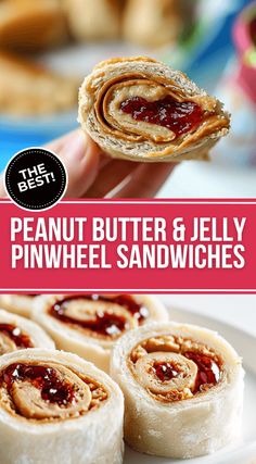 the best peanut butter and jelly pinwheel sandwiches