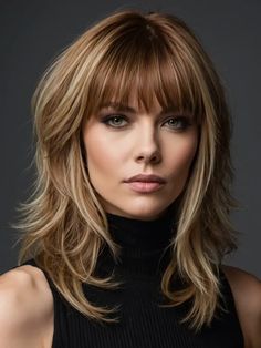 Discover Layered Haircuts: From Short to Long, Wavy to Straight Styles Med Hair, Curly To Straight Hair, Shag Haircut Ideas, Mom Haircuts, Long Shag Haircut, Long Shag, Long Layered Haircuts