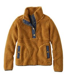 #LLBean: Women's Bean's Sherpa Fleece Pullover Womens Sherpa, Ll Bean Women, Long Sleeve And Shorts, Cozy Pullover, Womens Fleece, Sherpa Fleece, Ll Bean, Pullover Sweatshirts, L L Bean