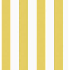 a yellow and white striped wallpaper pattern