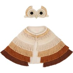 Owl Dress Up - Meri Meri Pretend Play, Play Tents & Vanities | Maisonette Doll Hat Pattern, Harry Potter Party Decorations, Halloween Chic, Owl Costume, Owl Dress, Kids Holiday Gifts, Food Accessories, Meri Meri, Costume Store