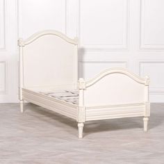 Aged Ivory Single 3ft Bed Bed Models, Wardrobe Bed, Painted Beds, French Bed, Single Beds, Wood Bed Frame, Beds And Headboards, Wood Bed