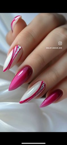 Almond Acrylic Nails Designs, Sassy Nails, Short Acrylic Nails, Best Acrylic Nails