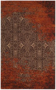 safavieh clearance clv classic vintage clv224a rust rug Rust Rug, Turkish Design, Rug Texture, Rug Direct, Classic Rugs, Carpet Design, Brown Area Rugs, Abstract Rug, Vintage Area Rugs