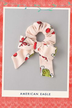 Allover Grinch print/Wear it in a bun or high ponytail (or however you want, obvs)/Make a statement & wear it on your wrist/Bow detail/Make it a set with our matching Grinch Plush PJ Set! Grinch Plush, Bow Scrunchie, High Ponytail, High Ponytails, Pj Sets, Bow Detail, Grinch, Hair Ties, Scrunchies