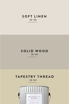 some paint colors that are different from each other