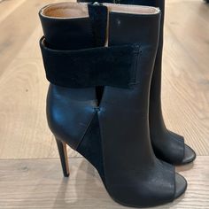 Nwob Halston Heritage Peep Toe Alyssa High Heel Boots Size 7 Halston Heritage, Heel Boots, High Heel Boots, Shoes Heels Boots, Shoes Women Heels, High Heel, Leather Boots, Heeled Boots, Shoes Heels