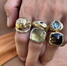 Carrie Bradshaw, Dream Jewelry, Jewelry Inspo, Mode Inspiration, Pretty Jewellery, Stone Ring