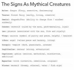 Mythical Creatures Personal Truth, Taurus And Scorpio, Gemini Life, Infj T, Zodiac Personalities, Mythical Creature, Leo Zodiac, Pisces Zodiac