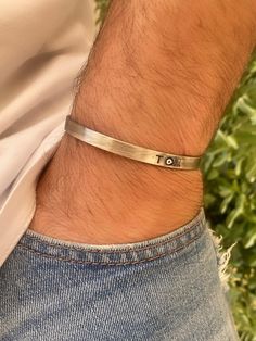 Hand Cuff Bracelet Men, Mens Silver Cuff Bracelets, Mens Sterling Silver Cuff, Luxury Classic Men's Cuff Bracelet, Men’s Cuff Bracelet, Men Bracelet Personalized Leather Cuffs, Mens Silver Cuff Bracelet, Hand Cuff Bracelet, Mens Cuff Bracelets