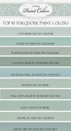 the top ten paint colors for your home