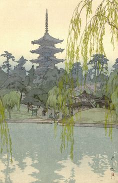 Woodblock Printmaking, Hiroshi Yoshida, Art Society, Japanese Woodblock Printing, Vintage Poster Art, Art Institute Of Chicago, Japanese Prints, Woodblock Print, Print Artist