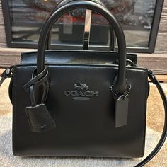 Reposhing This Item I Purchased From @Db1076. Loved It, But Ready To Rotate For Something New. Questions? Leave A Comment Below! Coach Bags, Something New, Calf Leather, Crossbody Bags, Handles, Bag Lady, Product Description, Wardrobe, Leather