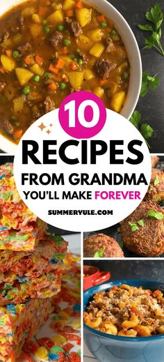 the top 10 recipes from grandma you'll make forever