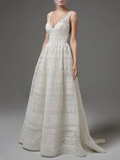 V-neck Gown With Lace Back And Fitted Bodice, Elegant V-neck Bridal Dress, Elegant Wedding Dress With Sweetheart Neckline And Lace Back, Elegant Wedding Dress With Lace Back And Sweetheart Neckline, V-neck Lace Gown With Lace Trim, Fitted Lace Bodice V-neck Dress, Fitted V-neck Lace Dress With Lace Bodice, Elegant Lace Wedding Dress With Sweetheart Neckline, Elegant Lace Wedding Dress With Lace Back