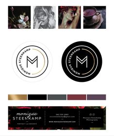 the logo and business card design for steekamp