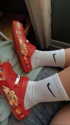 Lightning Mcqueen Crocs, 대학생 스타일, Crocs Fashion, Mcqueen Shoes, Yes I Did