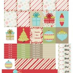 a christmas themed paper pack with different designs