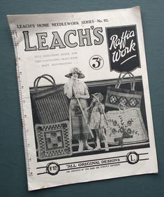 an old advertisement for the sears's fabric work