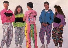 1980s Mens Fashion, 80s Costume